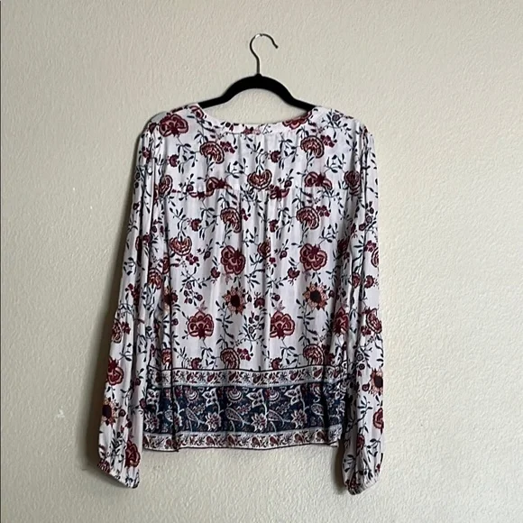 Lucky Brand Floral Print Women's Top - Picture 4 of 12